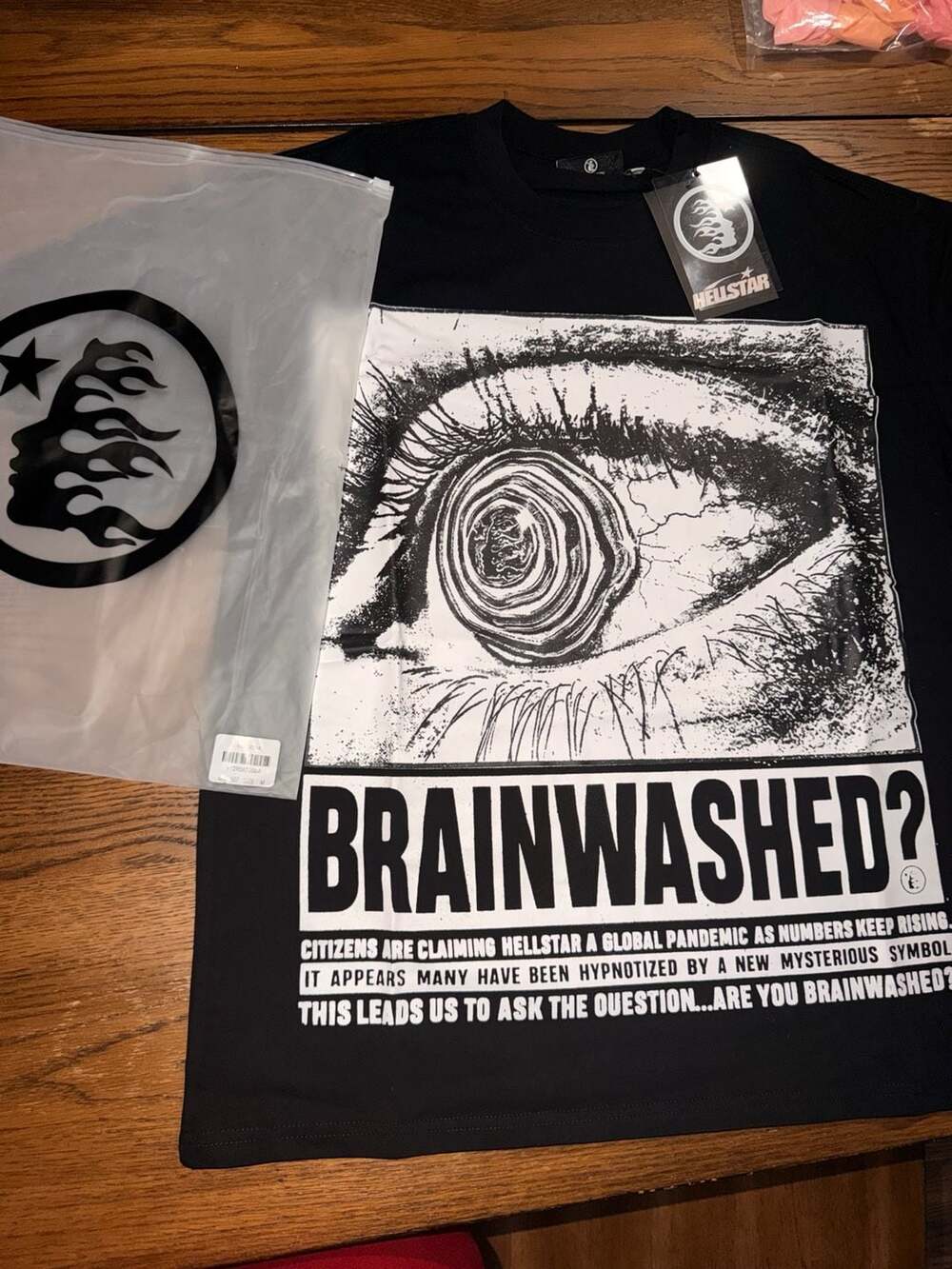 Hellstar Brainwashed T-Shirt Black Size M